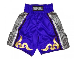 Designa egna Boxningsshorts Boxing Shorts : KNBSH-030-Blå